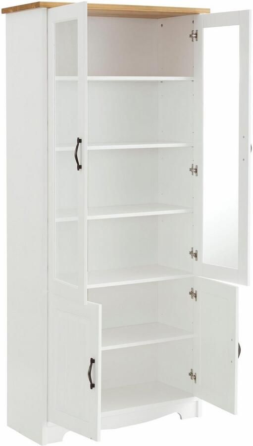 Home affaire Vitrinekast Trinidad 4-deurs breedte 85 cm - Foto 4