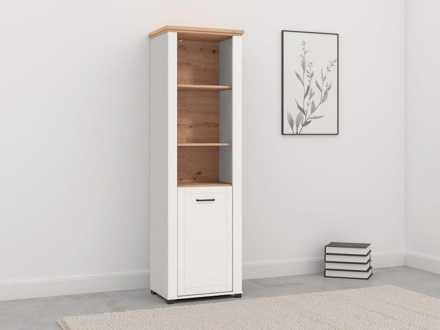 Home affaire Vitrinekast Valencia Breedte 103 5 cm met 4 open vakken