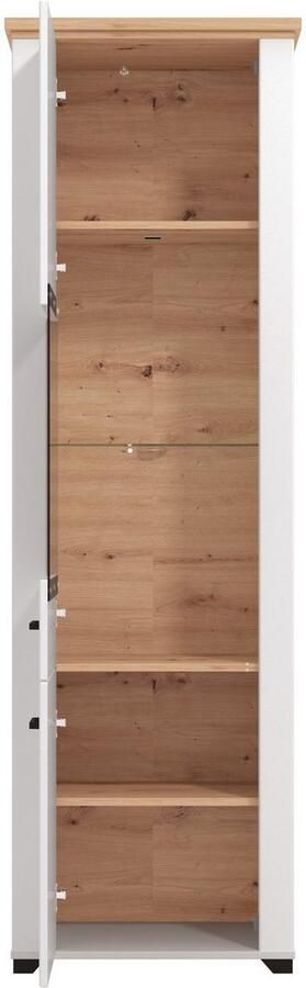 Home affaire Vitrinekast Valencia Deuren en legplanken met 4 mm veiligheidsglas - Foto 4