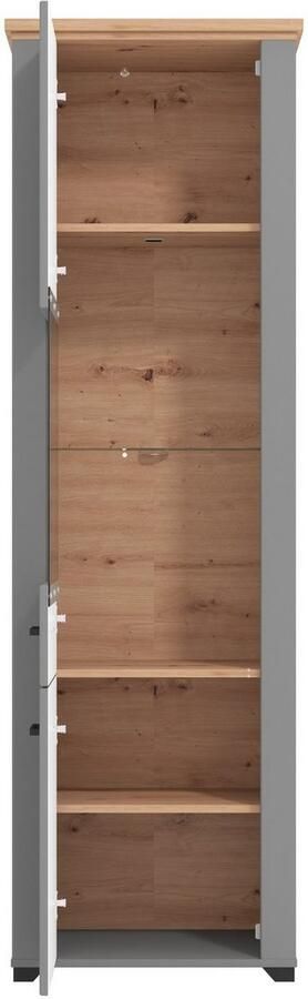 Home affaire Vitrinekast Valencia Deuren en legplanken met 4 mm veiligheidsglas - Foto 12