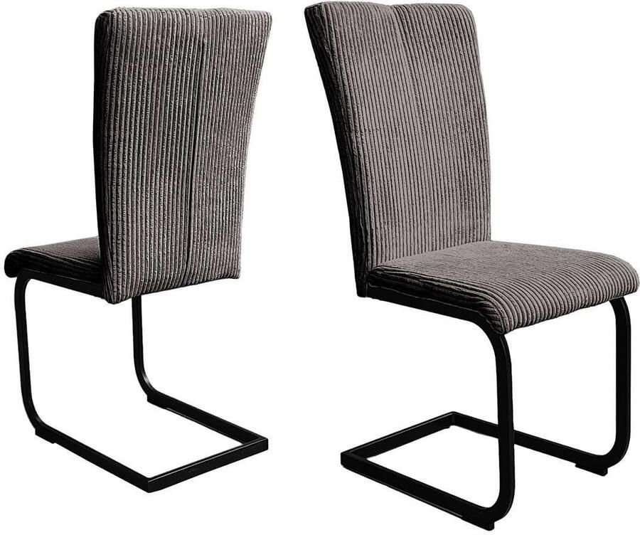 Home affaire Hoekbank Oliver met metalen frame keukenbank verschillende hoezen cord eetkamerbank ottos choice - Foto 2