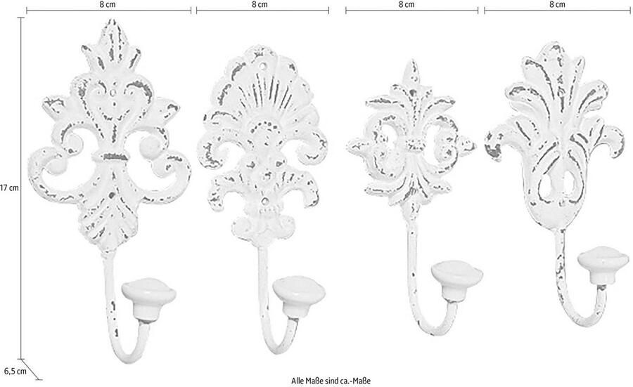 Home affaire Wandhaak Ivy (set 4 stuks) - Foto 2