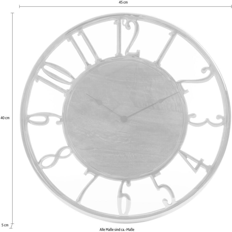 Home affaire Wandklok "Dajana" romeinse cijfers (1-delig)