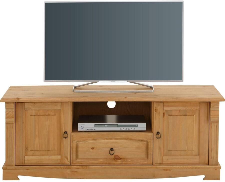 Home affaire Wandmeubel ANNA van massief dennenhout fsc in romantische landelijke stijl (set 4-delig)