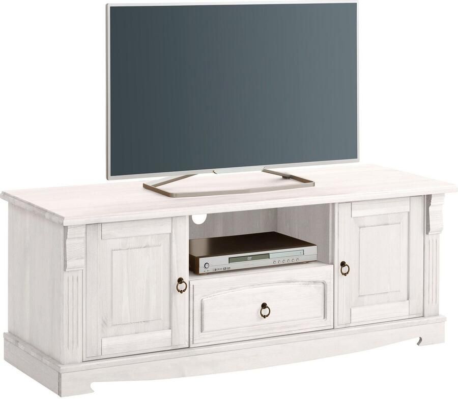 Home affaire Wandmeubel ANNA van massief dennenhout fsc in romantische landelijke stijl (set 4-delig)