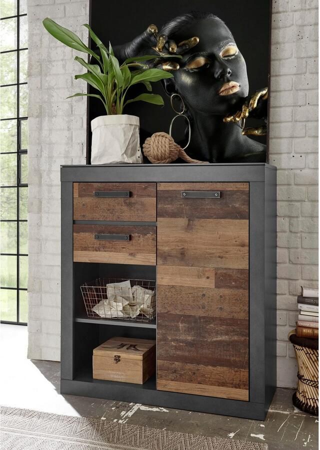 Home affaire Wandmeubel Brooklyn in een decoratieve frame-look - Foto 3