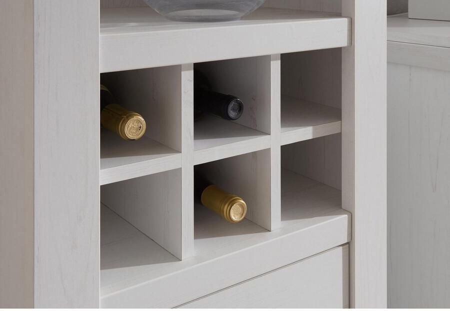 Home affaire Wandmeubel California bestaand uit 2 staande rekken tv-meubel wandrek (set 4-delig) - Foto 5