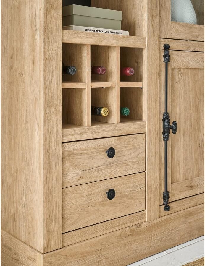 Home affaire Wandmeubel Cornwall opbouwwand in landelijke stijl woonkamer-set eiken decor (set 4-delig) - Foto 5