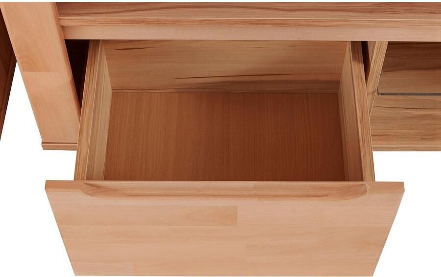 Home affaire Wandmeubel Denis gedeeltelijk massief hout (set 4 stuks) - Foto 6