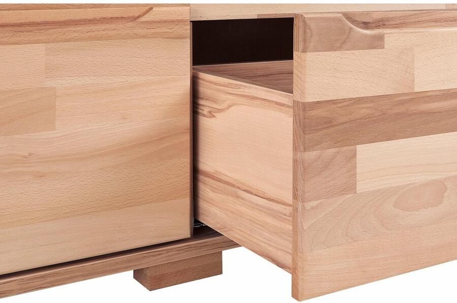 Home affaire Wandmeubel Denis gedeeltelijk massief hout (set 4 stuks) - Foto 3