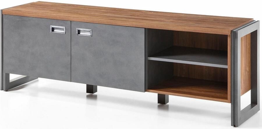 Home affaire Wandmeubel Detroit set 2 in een trendy industriële look (set 4-delig) - Foto 4