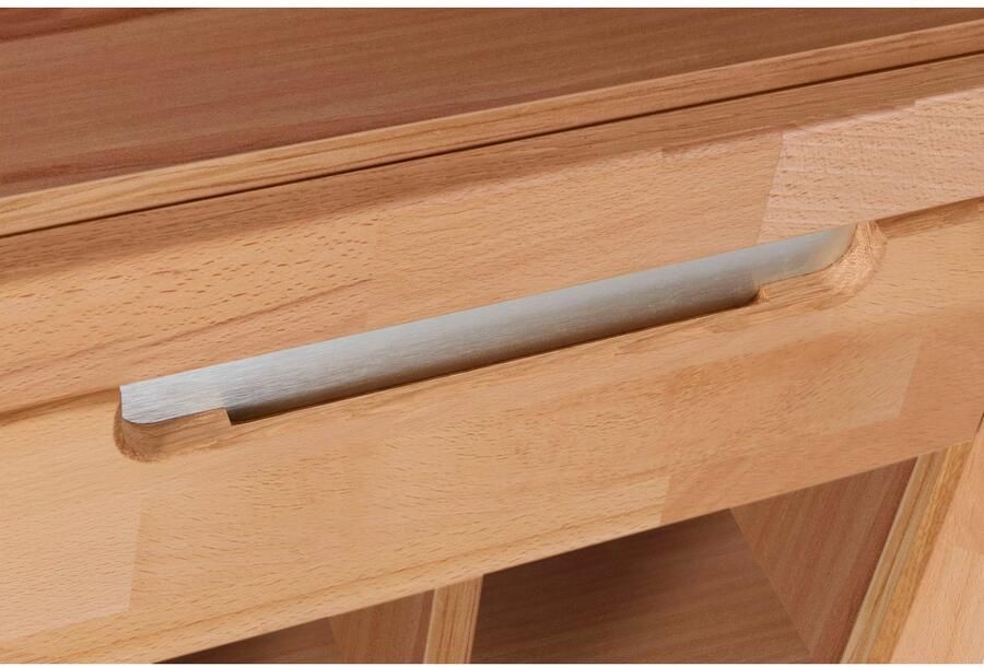 Home affaire Wandmeubel Kolding gedeeltelijk massief hout (set 5-delig)