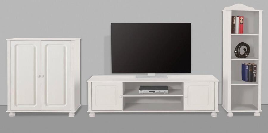 Home affaire Wandmeubel Mette 1 halfhoge kast 1 boekenkast en 1 tv-meubel zonder wandboard (3-delig) - Foto 4