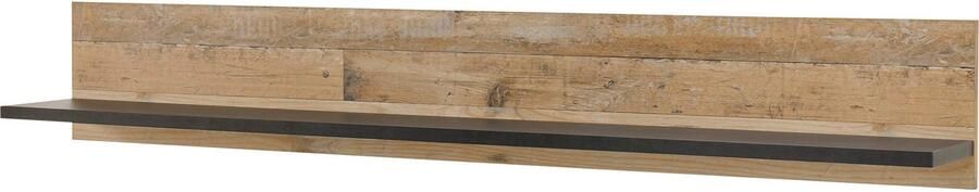 Home affaire Wandmeubel Sherwood met schuurdeurbeslag apothekersgrepen van metaal breedte ca. 388 cm (4 stuks) - Foto 9