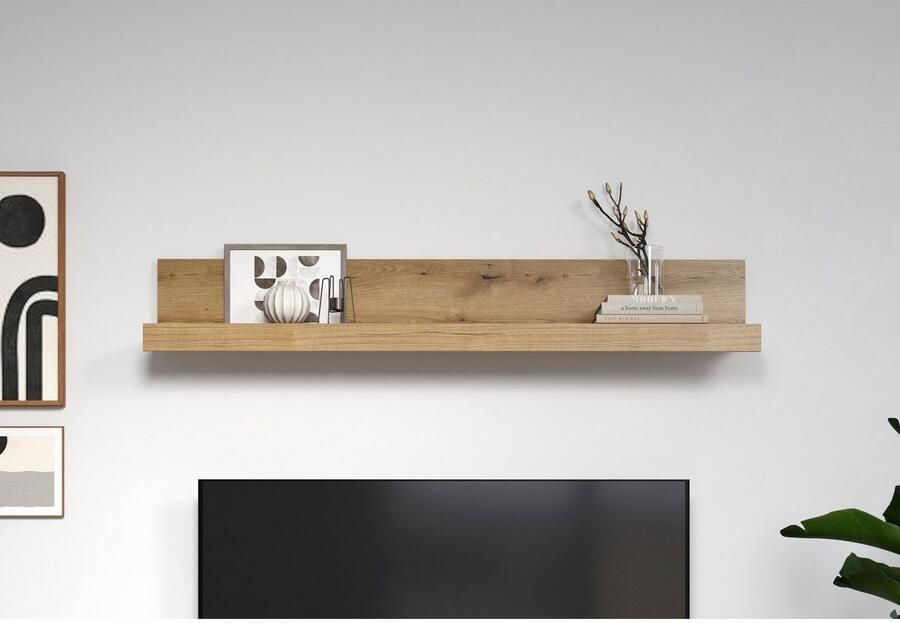 Home affaire Wandplank Gent Ideaal voor decoraties gemonteerd (B D H): 180x26x31 cm (1 stuk) - Foto 6
