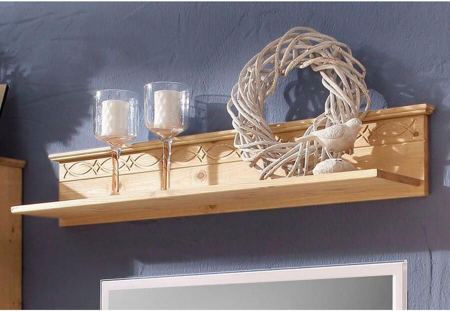 Home affaire Wandplank Indra van massief grenen 120 cm breed - Foto 3