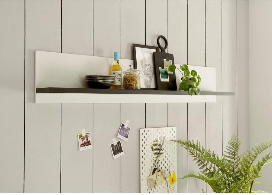 Home affaire Wandplank Sherwood Breedte 160 cm in modern houtdecor 28 mm dikke legplanken - Foto 2