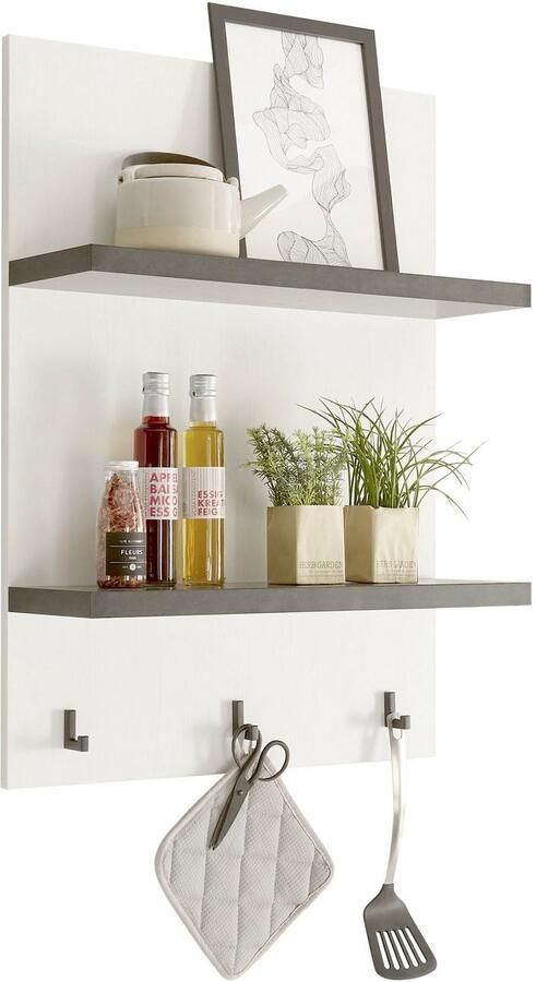 Home affaire Wandplank Sherwood Breedte 60 cm in modern houtdecor 28 mm dikke legplanken - Foto 6