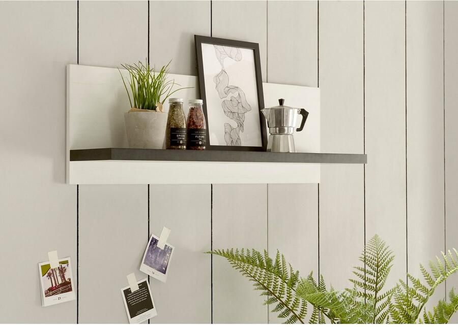 Home affaire Wandplank Sherwood Breedte 90 cm in modern houtdecor 28 mm dikke legplanken - Foto 2