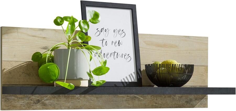 Home affaire Wandplank Sherwood Breedte 90 cm in modern houtdecor 28 mm dikke legplanken - Foto 4