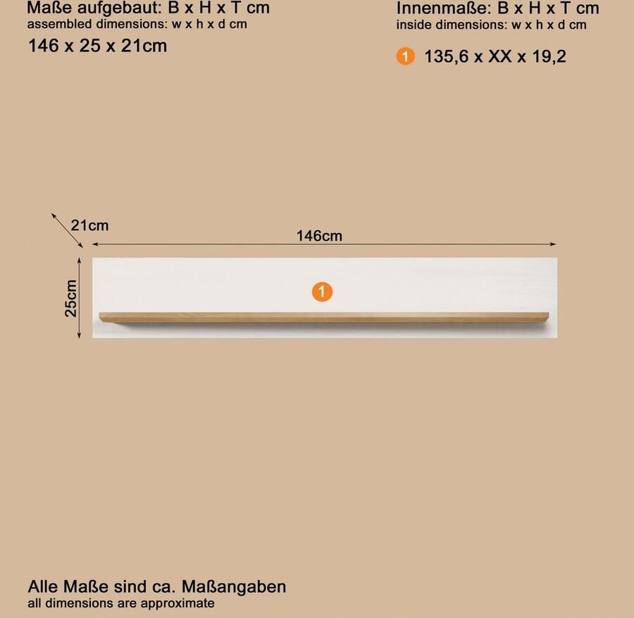 Home affaire Wandrek Nybro Breedte 146 cm - Foto 2