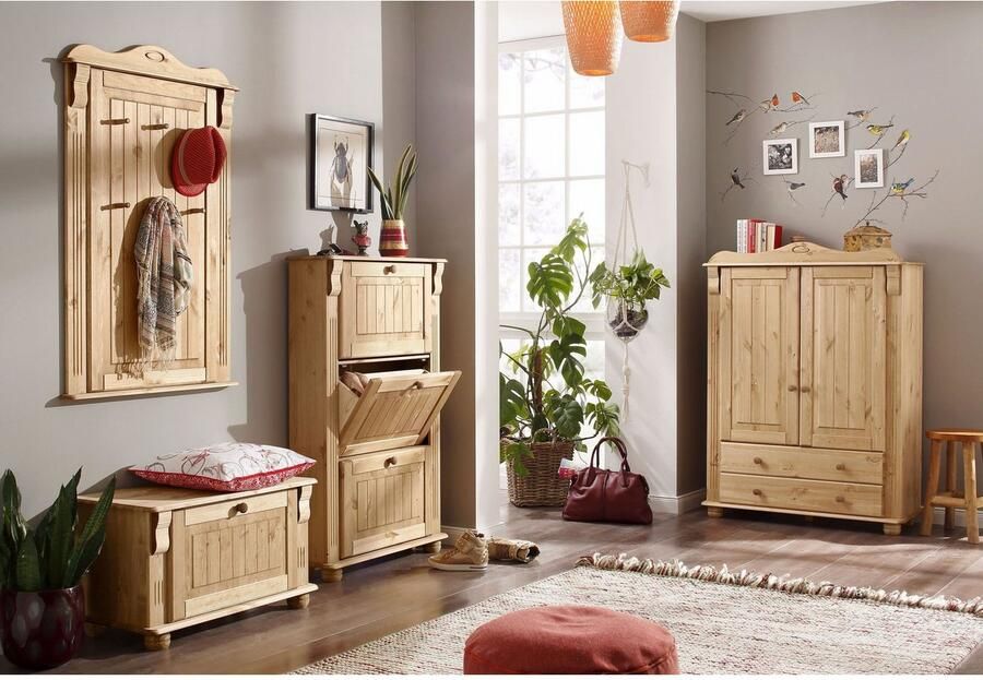 Home affaire Waskast Adele multifunctionele kast gemaakt van massief grenen 2 of 3 deuren - Foto 5