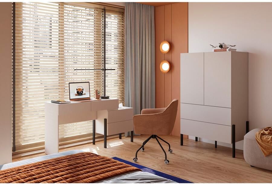 Home affaire Waskast Jukon moderne greeploze kledingkast metalen voeten gemaakt in Europa - Foto 7