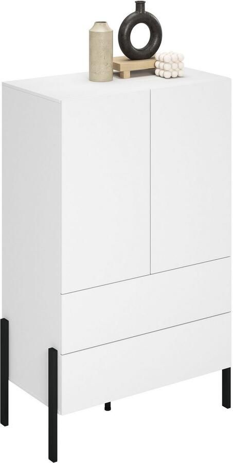 Home affaire Waskast Jukon moderne greeploze kledingkast metalen voeten gemaakt in Europa - Foto 4