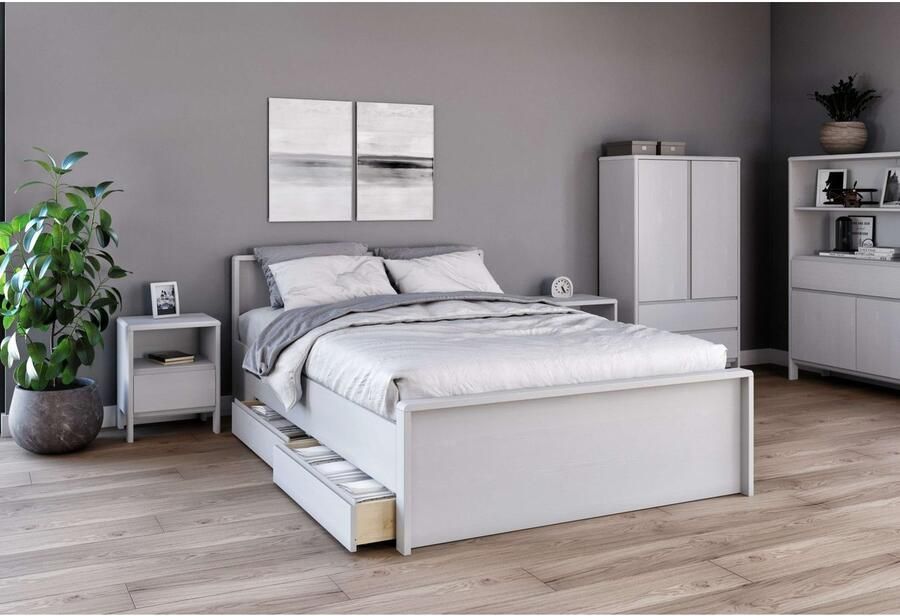 Home affaire Bedlade Luven van massief grenen 2 stuks passen perfect onder het bed luven (2 stuks) - Foto 2