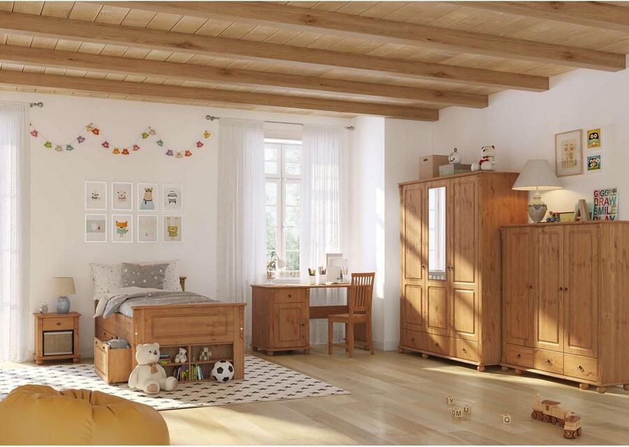 Home affaire Waskast TESSIN van massief dennenhout in 2 breedtes veel opbergruimte fsc-gecertificeerd - Foto 4