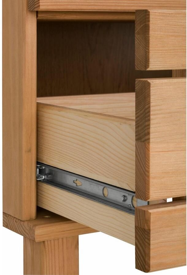 Home affaire Wastafelonderkast Josie Breedte 60 van massief hout metalen grepen 1 lade & 2 deuren - Foto 7
