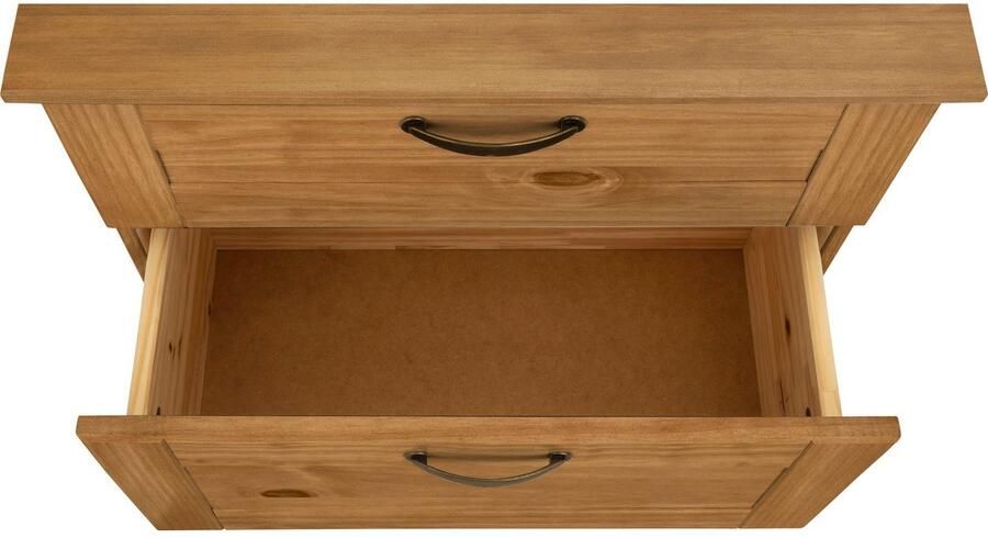 Home affaire Wastafelonderkast Rodby Massief FSC -gecertificeerd hout grepen metaal breedte 60 cm hoogte 55 cm - Foto 12