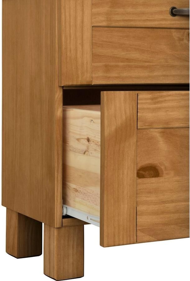 Home affaire Wastafelonderkast Rodby Massief FSC -gecertificeerd hout grepen metaal breedte 60 cm hoogte 55 cm - Foto 8