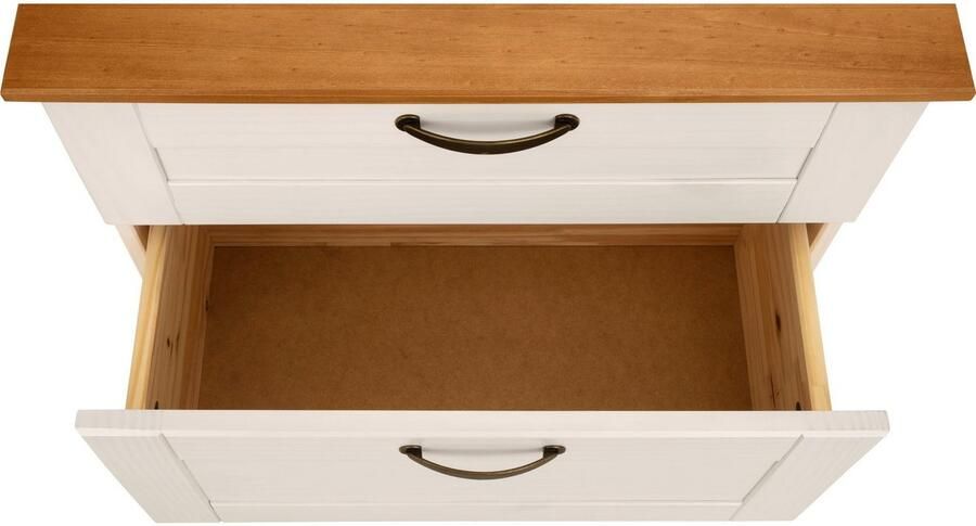Home affaire Wastafelonderkast Rodby Massief FSC -gecertificeerd hout grepen metaal breedte 60 cm hoogte 55 cm - Foto 7