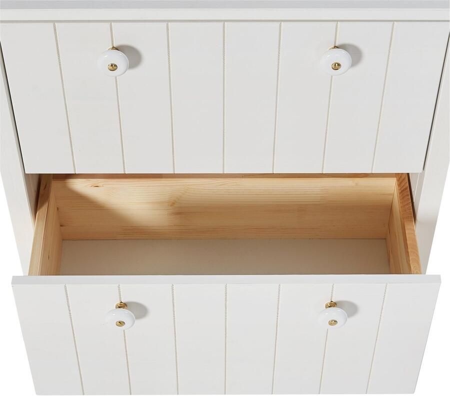 Home affaire Wastafelonderkast TINA Badkamermeubel kast breedte 60 cm massief hout - Foto 8