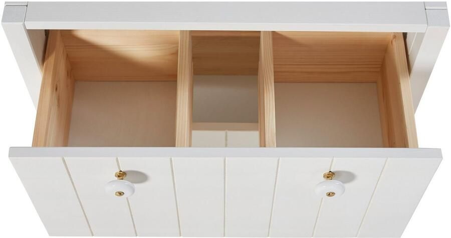 Home affaire Wastafelonderkast TINA Badkamermeubel kast breedte 60 cm massief hout - Foto 10