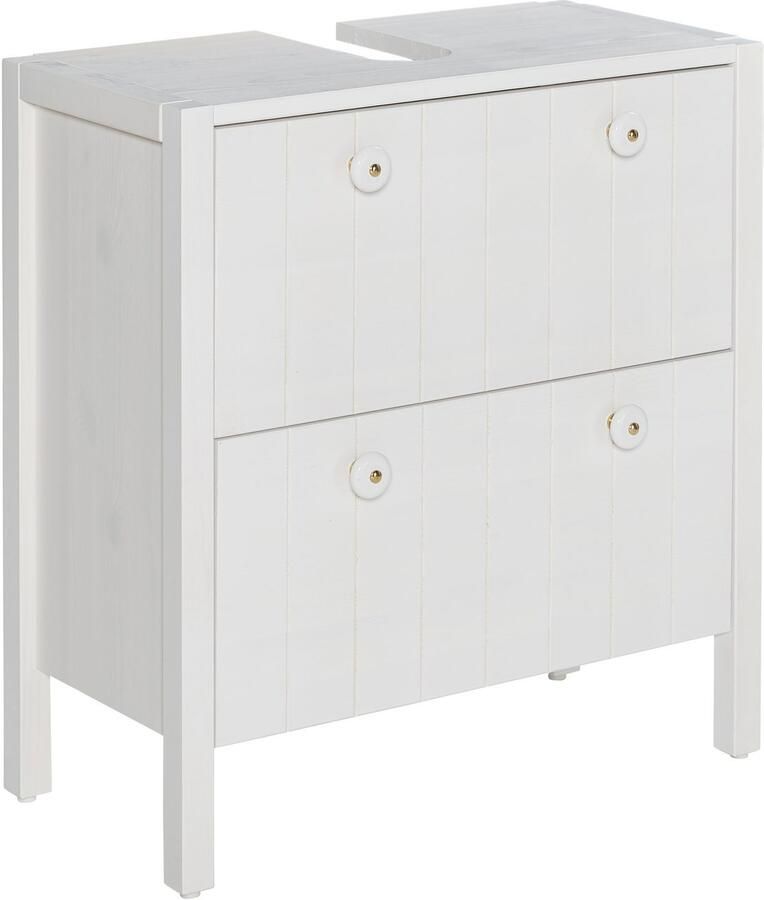 Home affaire Wastafelonderkast TINA Badkamermeubel kast breedte 60 cm massief hout - Foto 10