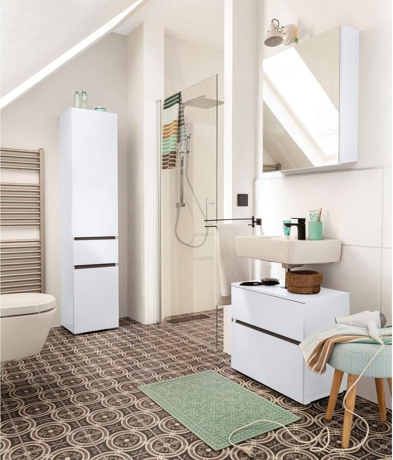 Home affaire Wastafelonderkast Wisla Sifon uitsparing push-to-open functie breedte 60 cm hoogte 55 cm - Foto 5