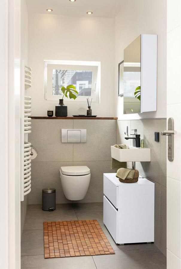 Home affaire Wastafelonderkast Wisla Sifon uitsparing push-to-open functie breedte 60 cm hoogte 55 cm - Foto 8