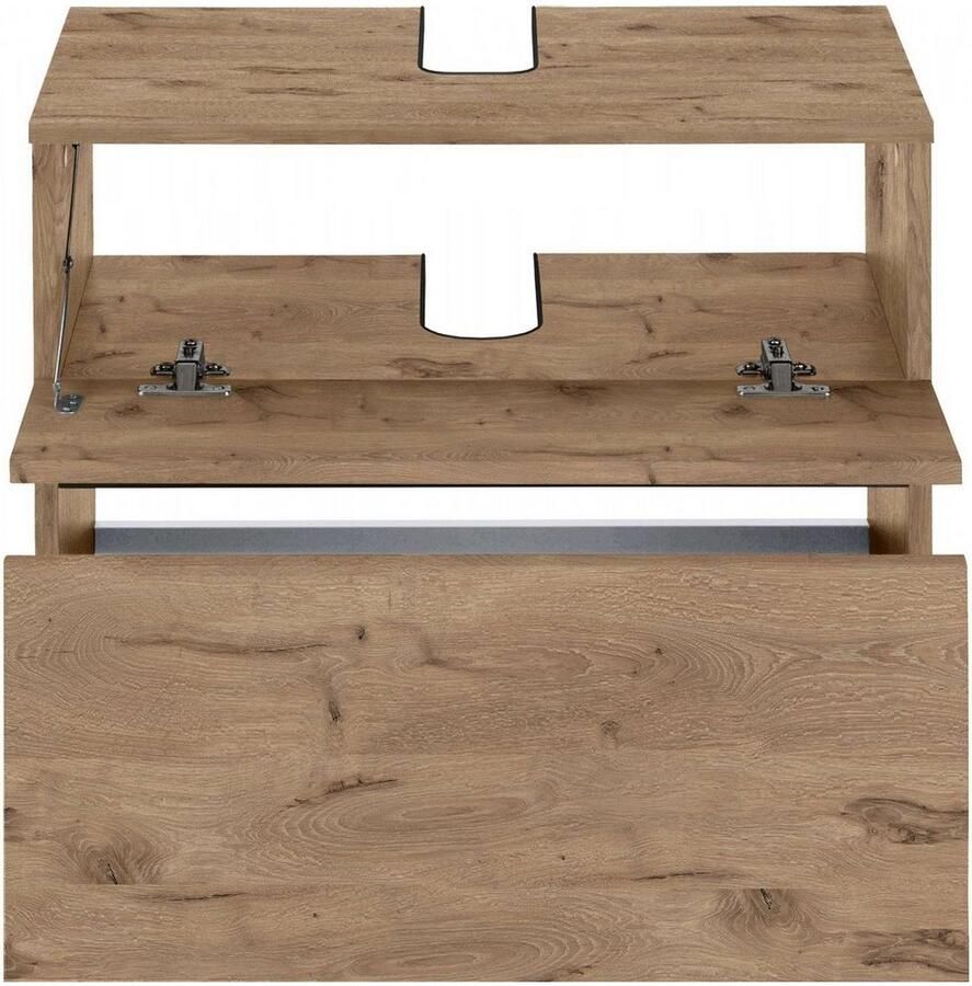 Home affaire Wastafelonderkast Wisla Sifon uitsparing push-to-open functie breedte 60 cm hoogte 55 cm - Foto 2