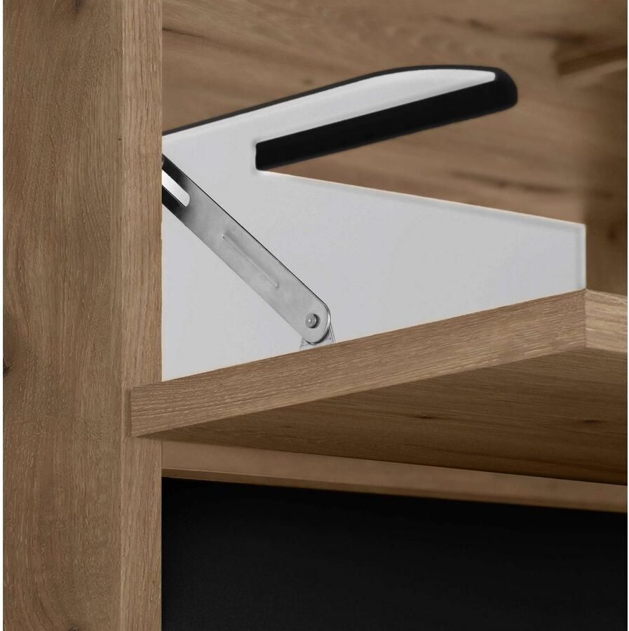 Home affaire Wastafelonderkast Wisla Sifon uitsparing push-to-open functie breedte 60 cm hoogte 55 cm