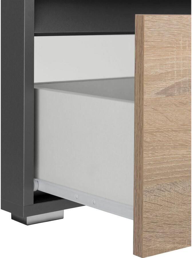 Home affaire Wastafelonderkast Wisla Sifon uitsparing push-to-open functie breedte 60 cm hoogte 55 cm - Foto 7