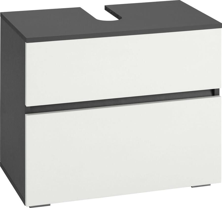 Home affaire Wastafelonderkast Wisla Sifon uitsparing push-to-open functie breedte 60 cm hoogte 55 cm - Foto 5