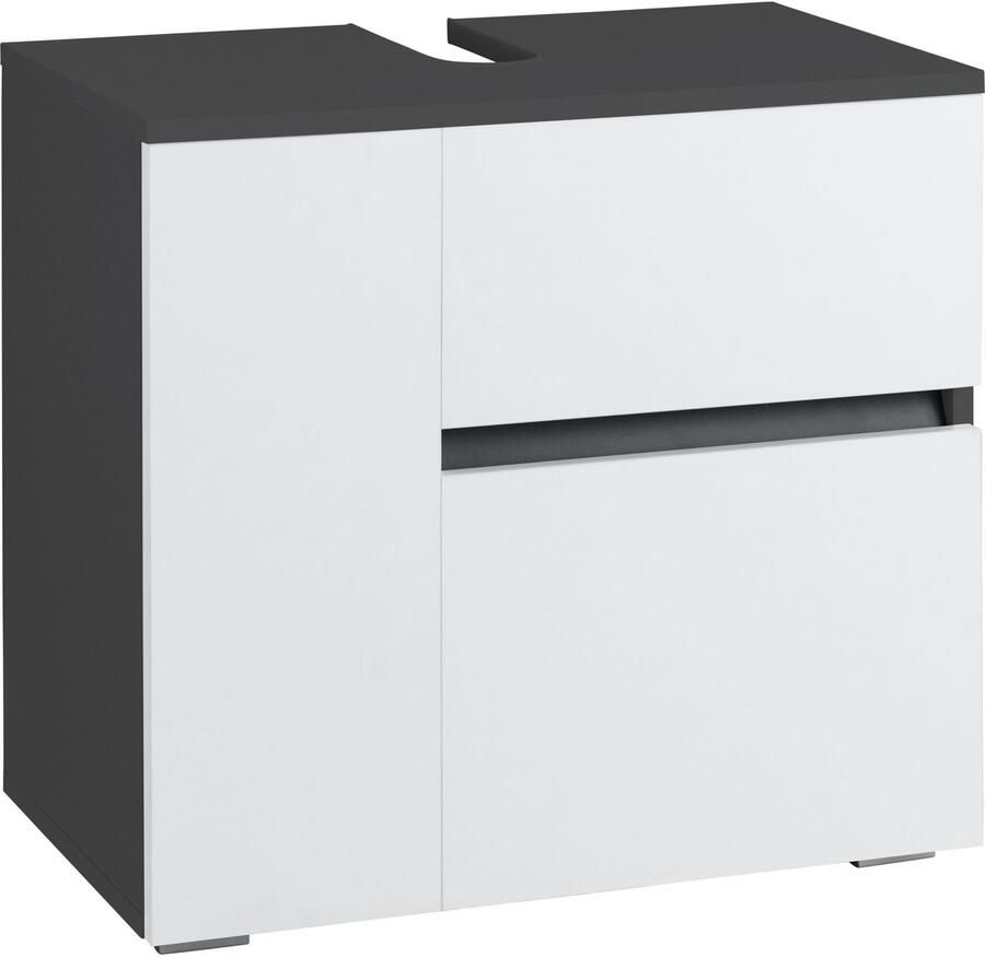 Home affaire Wastafelonderkast Wisla Sifon uitsparing push-to-open functie breedte 60 cm hoogte 55 cm - Foto 2