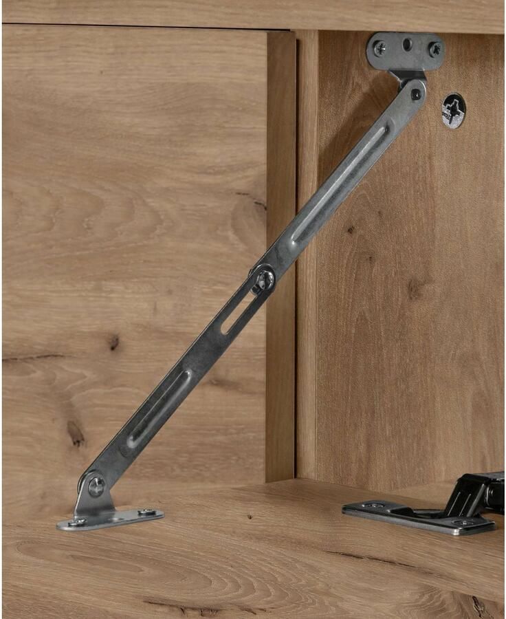 Home affaire Wastafelonderkast Wisla Sifon uitsparing push-to-open functie breedte 60 cm hoogte 55 cm - Foto 2