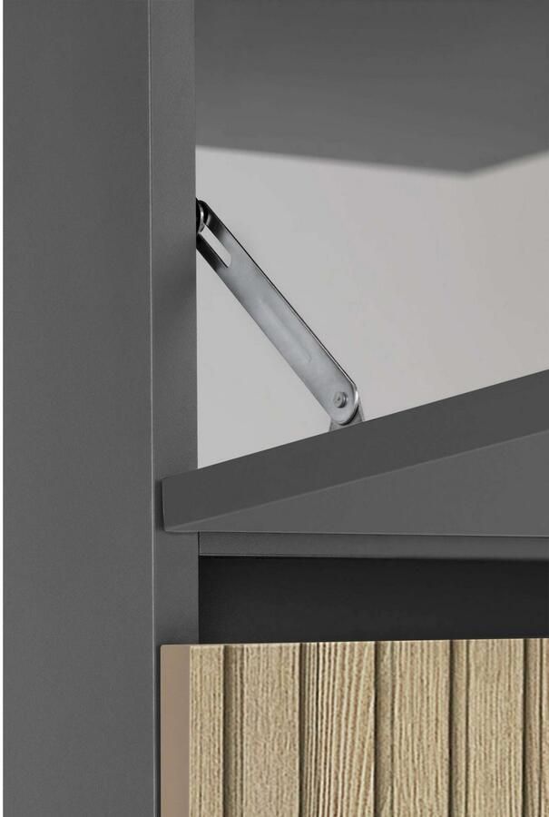 Home affaire Wastafelonderkast Wisla Sifon uitsparing push-to-open functie breedte 80 cm hoogte 55 cm - Foto 8