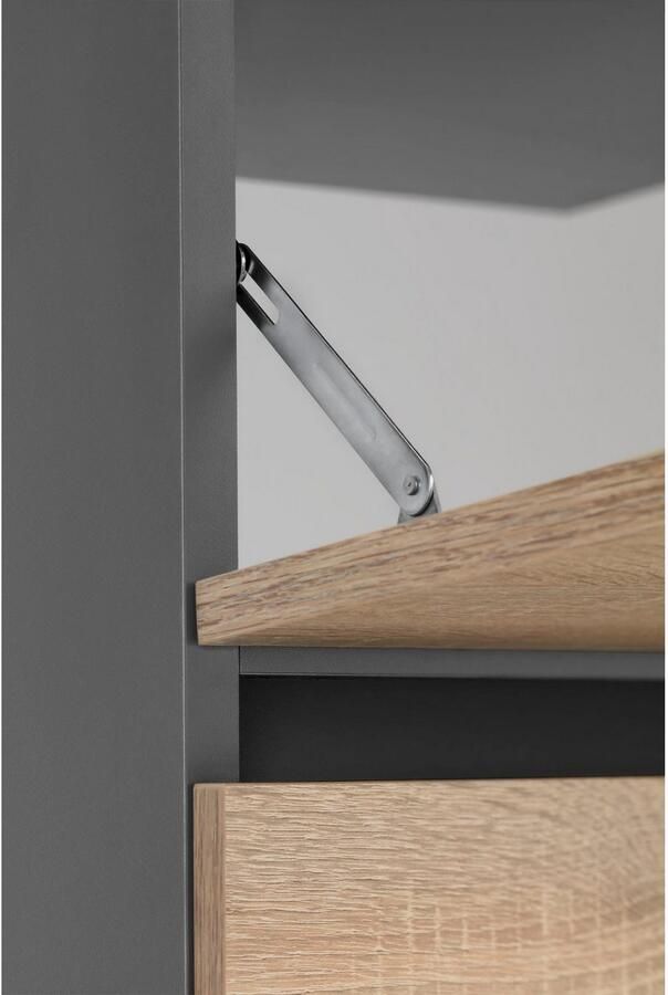 Home affaire Wastafelonderkast Wisla Sifon uitsparing push-to-open functie breedte 80 cm hoogte 55 cm - Foto 9