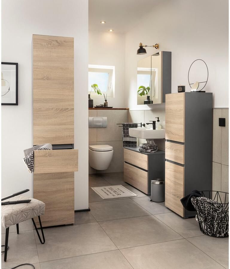 Home affaire Hoge kast Wisla Hoogte 180 cm met deuren & lade