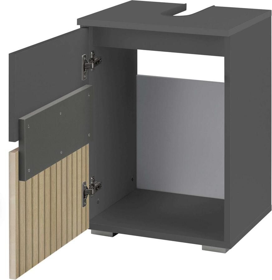 Home affaire Wastafelonderkast Wisla Siphonaansluiting breedte 40 cm hoogte 55 cm