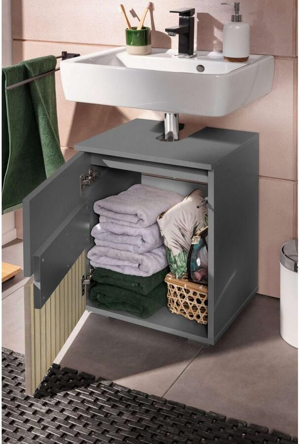 Home affaire Wastafelonderkast Wisla Siphonaansluiting breedte 40 cm hoogte 55 cm - Foto 4